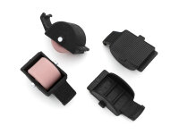 Ersatzrollen Set inkl. Covers schwarz/rosa