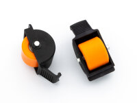 Ersatzrollen Set inkl. Covers schwarz/orange