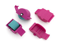 Ersatzrollen Set inkl. Covers pink/türkis