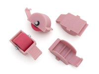 Ersatzrollen Set inkl. Covers rosa/fuchsia
