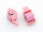 Set de roulettes de rechange incl. covers rose/rose