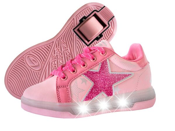 BREEZY ROLLERS Blast LED rosa/rosa