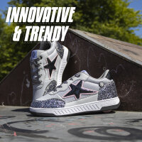 BREEZY ROLLERS Star silver/grey