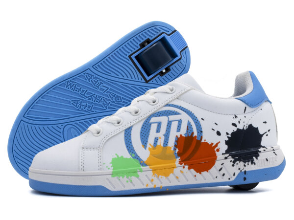 BREEZY ROLLERS Splash blanc/bleu clair