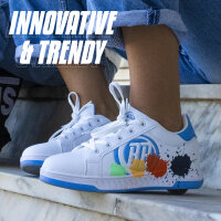 BREEZY ROLLERS Splash blanc/bleu clair