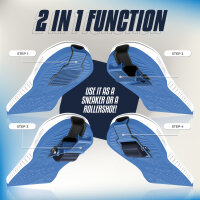 BREEZY ROLLERS Splash blanc/bleu clair