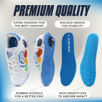 BREEZY ROLLERS Splash blanc/bleu clair