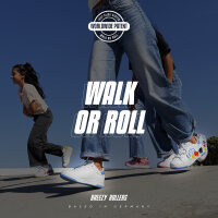 BREEZY ROLLERS Splash blanc/bleu clair