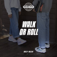 BREEZY ROLLERS Skater blanc/noir