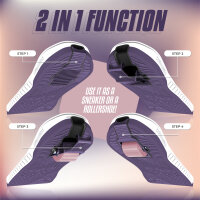 BREEZY ROLLERS Skater white/multicolour